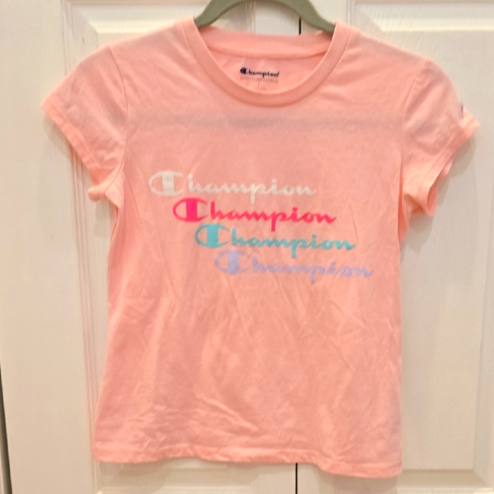 LIKE NEW Champion Girls Tee Shirt, Size L
